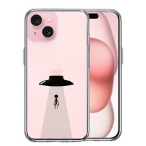 iPhone15 ケース クリア UFO 帰艦 スマホケース 側面ソフト 背面ハード ハイブリッド_画像1