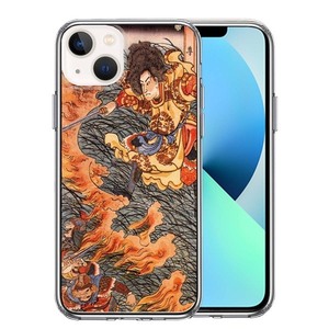 iPhone13mini ケース クリア 日本神話 ヤマトタケルノミコト 日本武尊 スマホケース 側面ソフト 背面ハード ハイブリッド