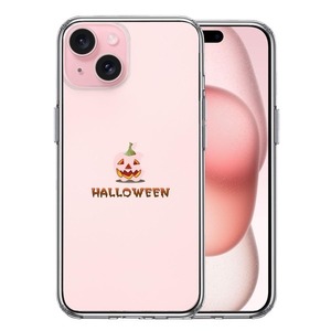 iPhone15 ケース クリア Hapyy Halloween ハロウィン 1 スマホケース 側面ソフト 背面ハード ハイブリッド