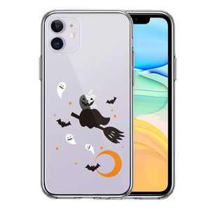 iPhone11 ケース クリア Halloween ハロウィン スマホケース 側面ソフト 背面ハード ハイブリッド