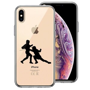 iPhoneX ケース iPhoneXS ケース クリア フェンシング スマホケース ハイブリッド