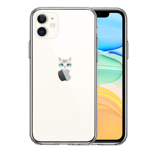 iPhone11 Case Clear Cat 2 смартфона с смартфонами Soft Soft Hard Hybrid