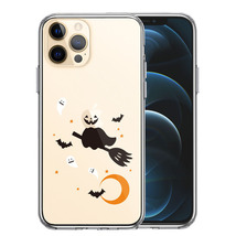 iPhone12Pro ケース クリア Halloween ハロウィン スマホケース 側面ソフト 背面ハード ハイブリッド_画像1
