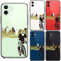 iPhone12 ケース クリア スポーツサイクリング 男子2 スマホケース 側面ソフト 背面ハード ハイブリッド_画像2
