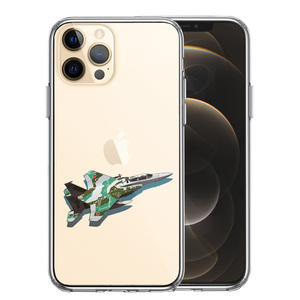 iPhone12Pro ケース クリア 航空自衛隊 F-15J アグレッサー2 スマホケース 側面ソフト 背面ハード ハイブリッド