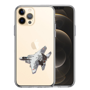 iPhone12Pro ケース クリア 航空自衛隊 F-15J アグレッサー1 スマホケース 側面ソフト 背面ハード ハイブリッド