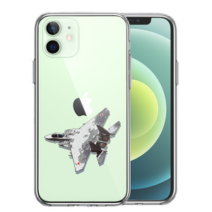 iPhone12 ケース クリア 航空自衛隊 F-15J アグレッサー1 スマホケース 側面ソフト 背面ハード ハイブリッド