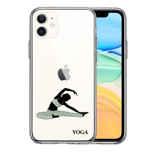 iPhone11 ケース クリア ヨガ YOGA スマホケース 側面ソフト 背面ハード ハイブリッド