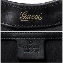 【送料無料】【本物】GUCCI★グッチ★グッチシマ★ニュージャッキー★ショルダーバック★145819★レザー★ブラック★ハンドバック★女性★_画像10