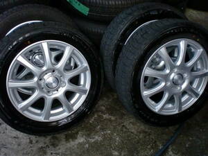 DUFACT　14×4.5　PCD100　+45★スタッドレス　155/65R14　ダンロップ　WINTERMAXX03　4本＃ワゴンR・ムーヴ・EKカスタム