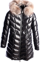 22AW モンクレール　ファー　ナイロン ダウン コート　ブラック　MONCLER　国内正規品　レディース　#A4_画像4