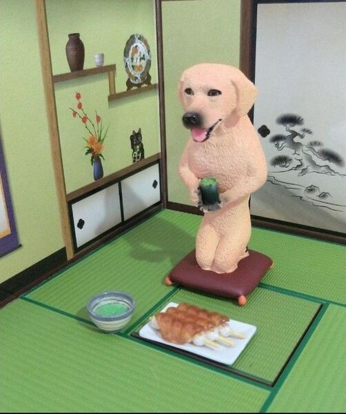 朝隈俊男 ラブラドール・レトリバー ミニフィギュア 犬の生活 animal Life 新品同様