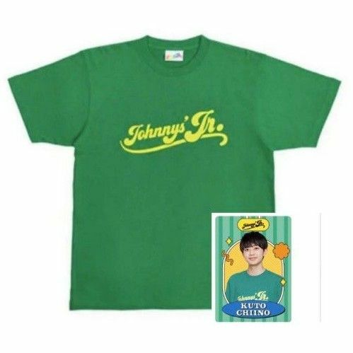 Johnnys' Jr. わっしょいCAMP! Tシャツ グリーン 千井野空翔プロフィールカード