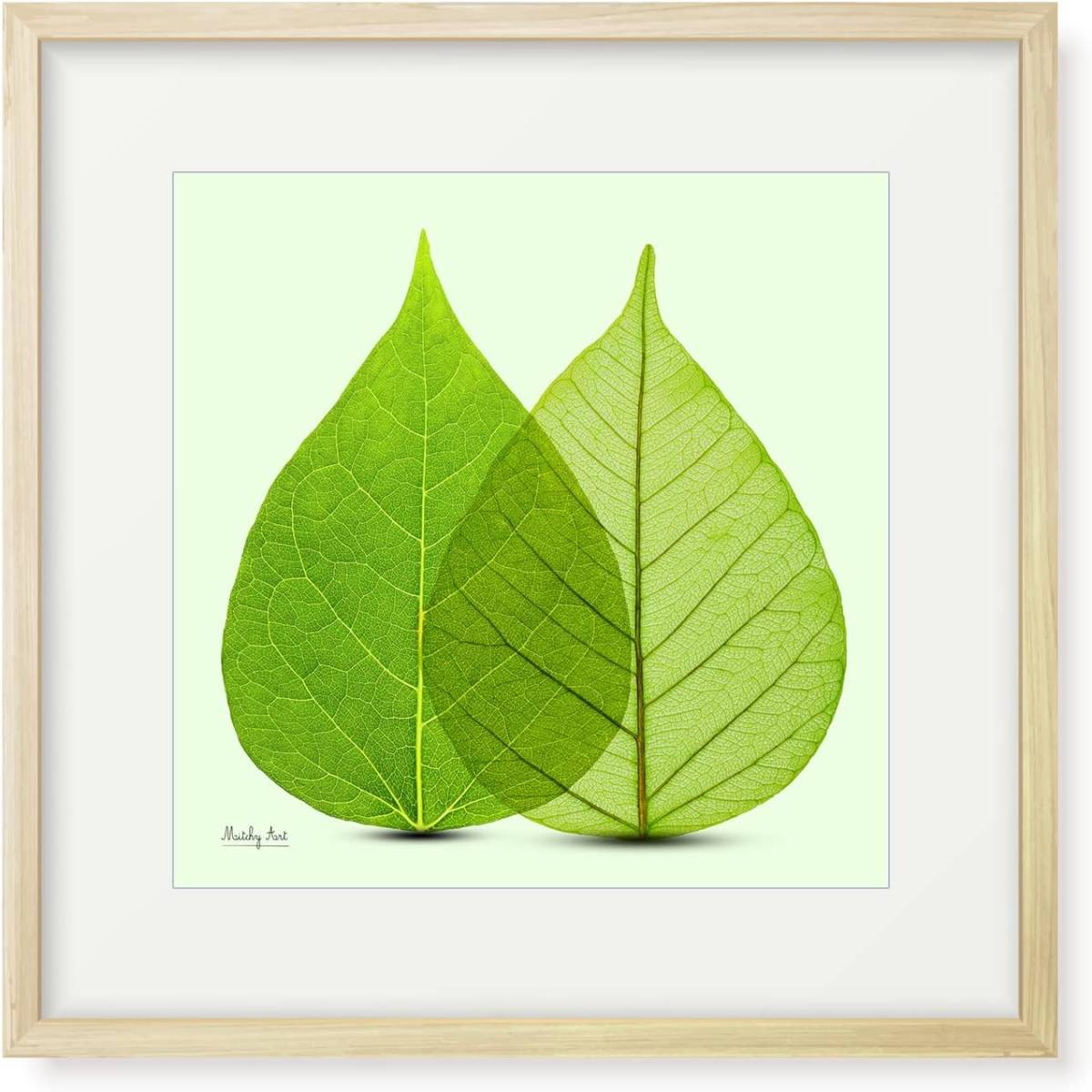 Leaf Twisting Painting, Picture, Framed, Framed, Interior, Plant, Houseplant, Leaf, Art, Wall Hanging, Modern Art, New, Housewarming, Opening, Present, Artwork, Painting, others