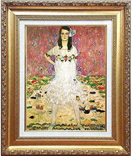 Collection de peintures de renommée mondiale encadrées de luxe Gustav Klimt Portrait de Meda Primavesi Encadré Tenture murale Portrait intérieur Peinture de femme, ouvrages d'art, peinture, autres