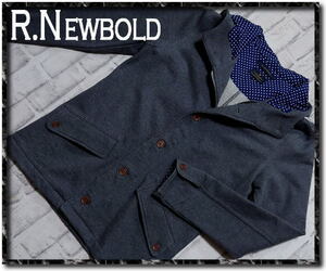 ★R.NEWBOLD　アールニューボールド　フード付きカットジャケット　グレー★