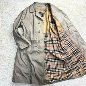 Burberrys バーバリー ステンカラーコート ノバチェック ライナー 付き メンズ ベージュ Mサイズ相当 90s ヴィンテージ