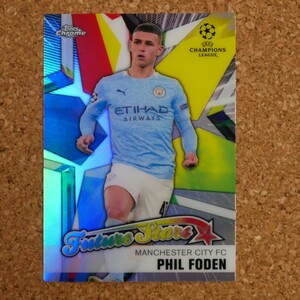 Topps chrome phil foden トップスクローム フィル・フォーデン マンチェスターシティ イングランド future stars soccer