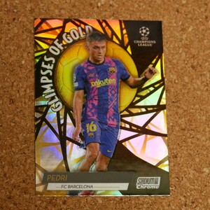 topps stadium club chrome pedri トップススタジアムクラブクローム ペドリ バルセロナ スペイン soccer