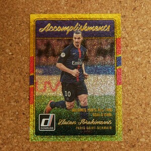 panini donruss soccer Zlatan Ibrahimovic パニーニドンラスサッカー ズラタン・イブラヒモビッチ PSG ミラン gold