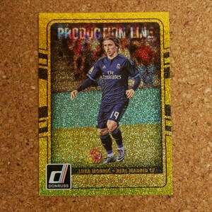 panini donruss soccer Luka Modric パニーニドンラスサッカー ルカ・モドリッチ レアル・マドリード クロアチア gold