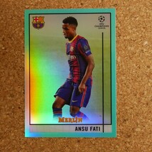 topps merlin ansu fati 199シリ トップスマーリン アンス・ファティ バルセロナ ブライトン サッカー soccer_画像1