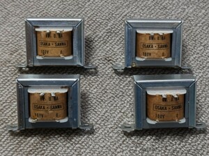 トランス　 変圧器　中古品　４個　一次側　AC100V　二次側　8V 0.8A　単相