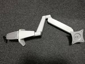 Manufacturers unknown monitor arm 75x75mm 98x98mm mounting hole correspondence withstand load 8kg white color secondhand goods 