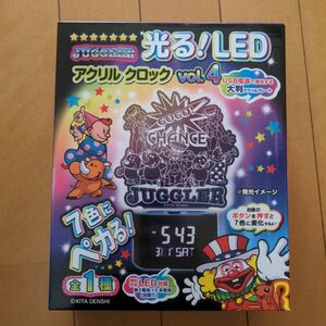 ジャグラー 光る LED クロック