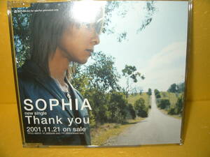 【CD/非売品プロモ】SOPHIA「Thank you」