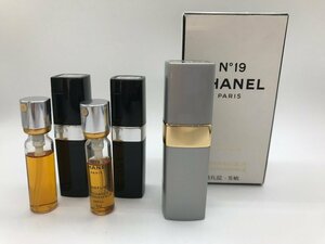 ■【YS-1】 香水 ■ シャネル CHANEL ■ NO19 パルファム 3本セット ■ 7,5ml 6ml 15ml 【同梱可能商品】K■