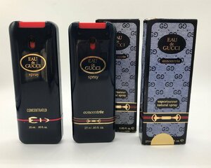 ■【YS-1】 香水 ■ グッチ GUCCI ■ オードグッチ コンセントレ 25ml ■ 3本セット まとめ 【同梱可能商品】K■