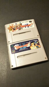 動作確認済 スーパーファミコン ドラゴンクエスト 2本セット SFC 端子清掃済 