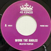 DILATED PEOPLES WORK THE ANGLES WORST COMES TO WORST 7インチ 7inch 45 EP rap hiphop koco DJ Babu The Alchemist Guru Beat Junkies_画像1