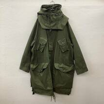 Canadian ARMY ECW PARKA 02's カナダ軍 モッズコート フーデット ミリタリーコート 古着 size L相当 77079_画像2