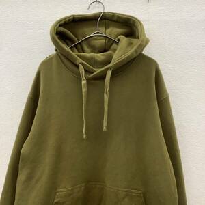 BANKS JOURNAL バンクスジャーナルプルオーバー スウェット パーカー フーディー オーガニックコットン カーキ size L 77977