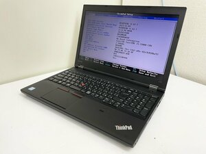 【UEFI起動確認済み／中古】ThinkPad L570 【20J9-S37S00】 (Core i5-7200U, RAM4GB, HDD無し[OS無し]) ★本体＋ACアダプタ