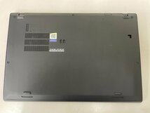【UEFI起動確認済み／中古】ThinkPad X1 Carbon [TYPE 20KG-S20H00] (Core i5-8250U, RAM8GB, SSD無し) 本体＋ACアダプタ_画像3