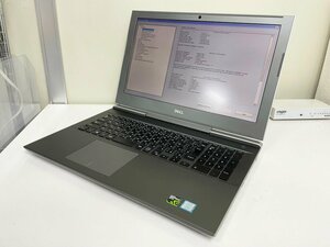 【UEFI起動確認済み／中古】Vostro 15 7580 (Core i7-8750H, GeForce GTX1060Mob, RAM8GB, SSD/HDD無し［OS無し］) ★本体+ACアダプタ