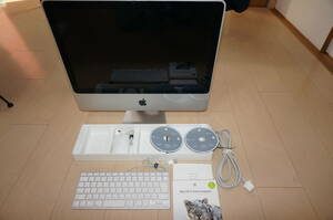 Apple製 imac(20inch,Early2009【mac OS X10.11.6】プロセッサ:2.66GHz Intel Core 2 Duo/メモリ:8GB/SSD,SSHD搭載/A1224