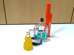 【 香水 4点 まとめ 】 BVLGARI POUR HOMME SOIR 50ml / GIVENCHY ULTRAMARINE (Tester) / mat; Orange 40ml / Les Belles de Ricci3 30ml