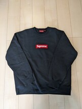 シュプリーム Crewneck クルーネック ボックスロゴ Box Logo スウェット トレーナー ブラック ボックスロゴクルーネック_画像1