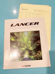 MITSUBISHI Mitsubishi LANCER Lancer 1996 year 10 month catalog 28 page GSR CM2/5 CK4 6A type diesel turbo etc. 