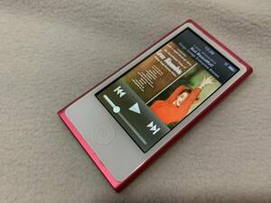 【美品】Apple iPod nano 第7世代 16GB ピンク