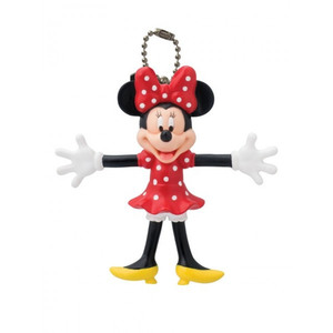Disney (ディズニー) Minnie Mouse (ミニーマウス) Bendable Figure Keyring フィギュアタイプ キーホルダー