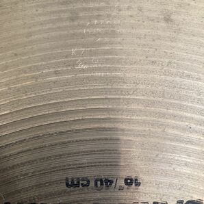 【最初期のIAK】K Zildjian Dark Crash 16インチ 1130g 1986～1987年製の画像3