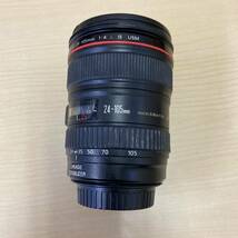 【TM0119】 Canon キャノン カメラレンズ EF 24-105mm 1:4 L IS USM ズームレンズ Lレンズ ウルトラソニック キズあり 汚れあり_画像1