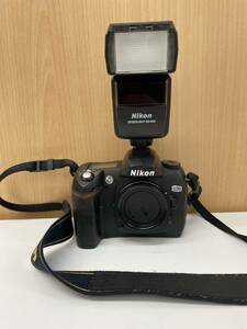 【TM0130】Nikon ニコン デジタルカメラ D70 通電確認済み ボディ BODY 610万画素 フラッシュ SB-600バッテリー 取り扱い説明書付 画面割れ