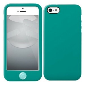 SwitchEasy iPhoneSE( первый поколение ) 5 5s (4 дюймовый ) силиконовый чехол Colors for Turquoise бирюзовый SW-COL5-TU