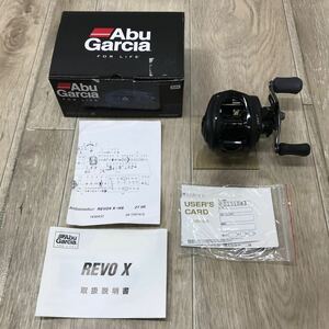 189 D 1円〜 釣り Abu Garcia REVO 4 X / X-HS 17 レボ 右 ハンドル ベイト リール アブ ガルシア 中古